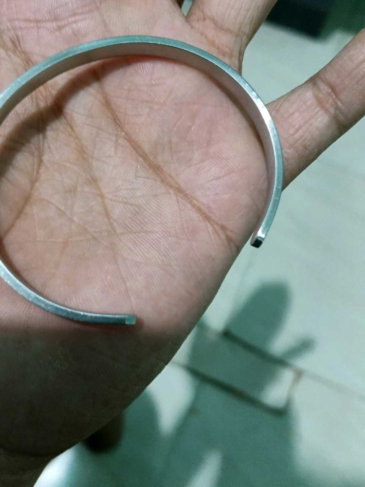Simple Silver Cuff Bracelet