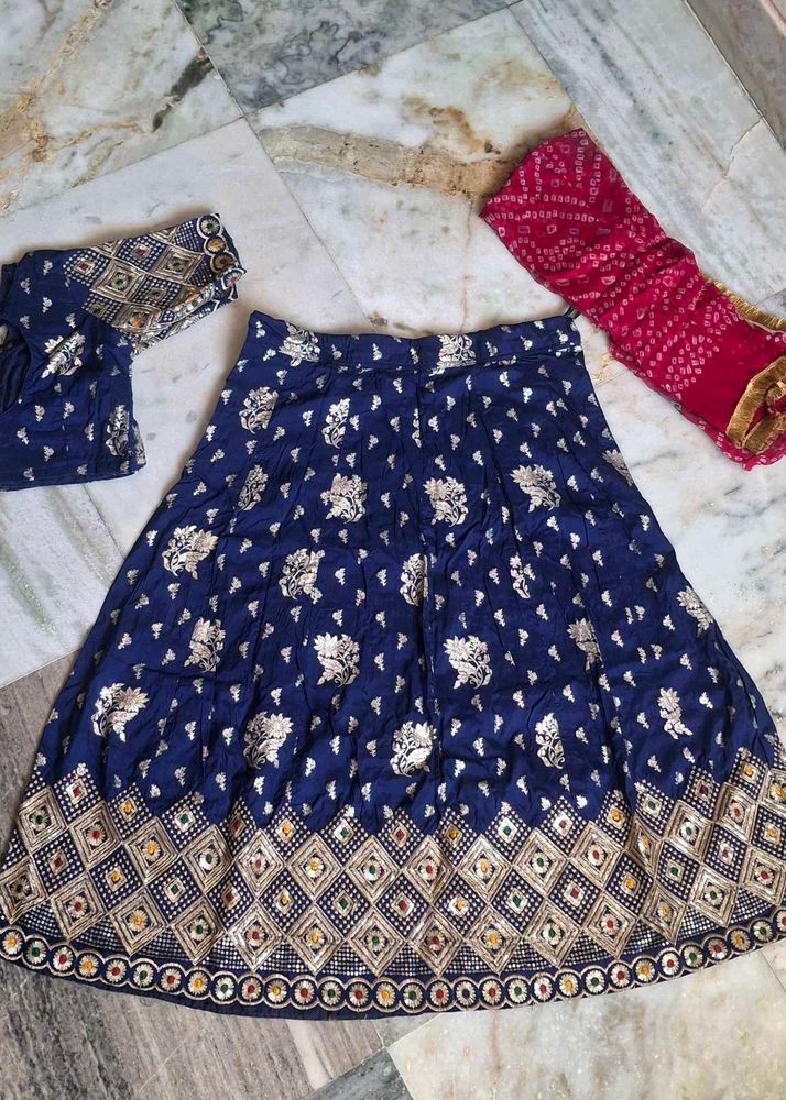 Beautiful Blue Lehenga Choli Set