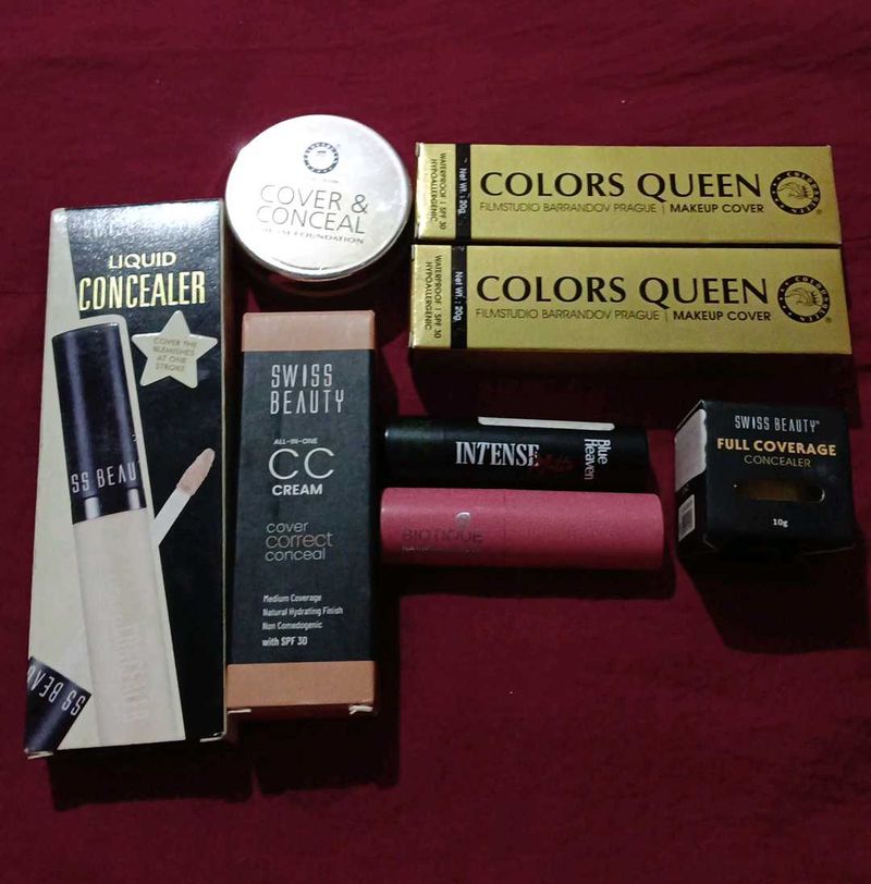 Assorted Concealers and Makeup Cover