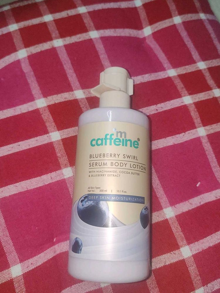 Caffeine Blueberry Swirl Serum Body Lotion