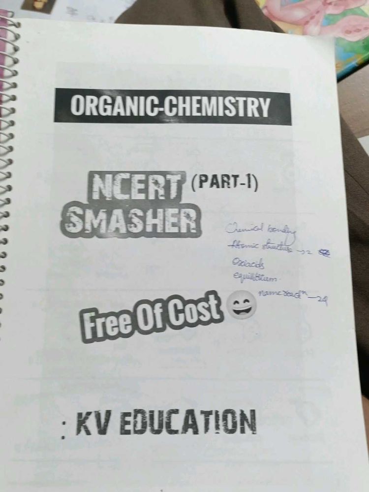 Organic Chemistry NCERT Part 1 Smasher