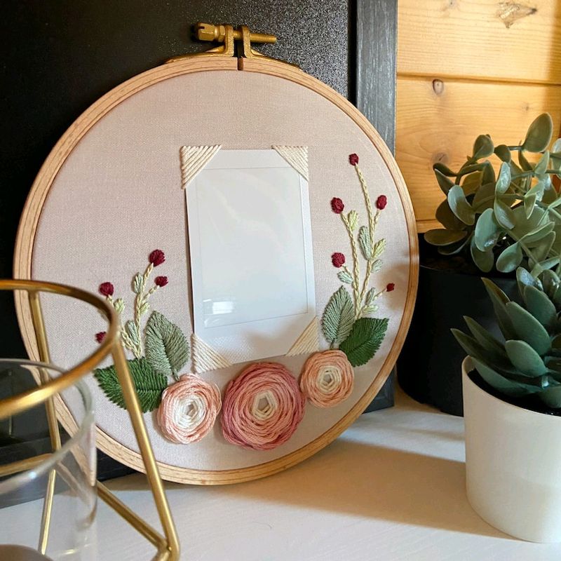 Photo hoop Embroidery 🪡