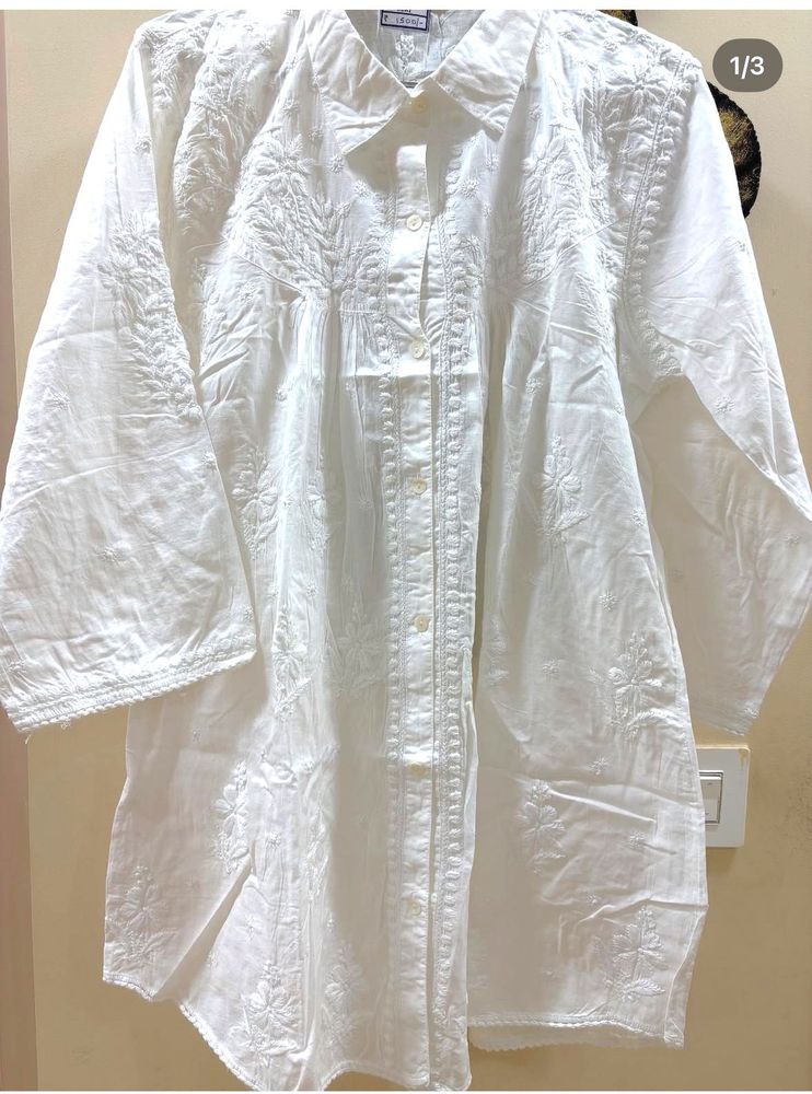cotton chikankari top