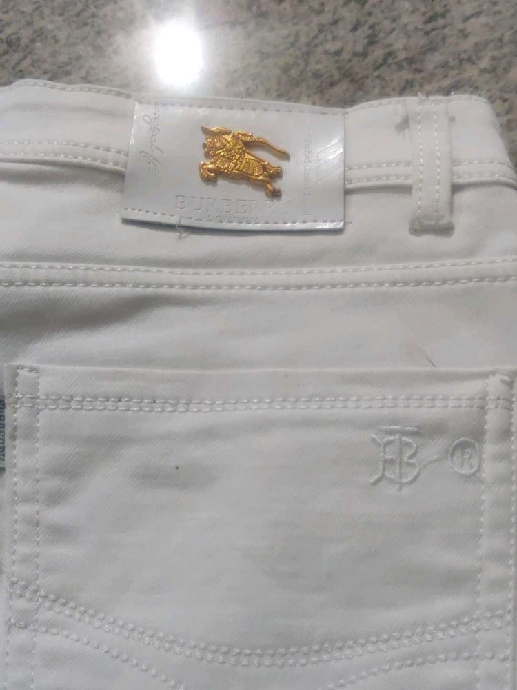 Burberry White Jeans