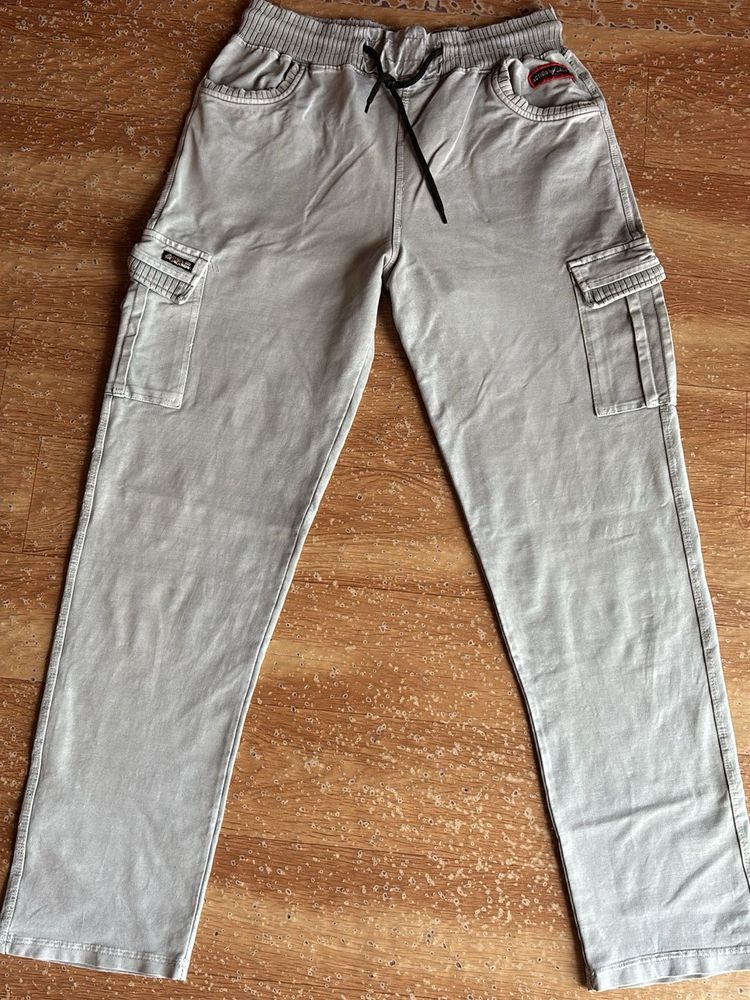 Light Grey Cargo Pants