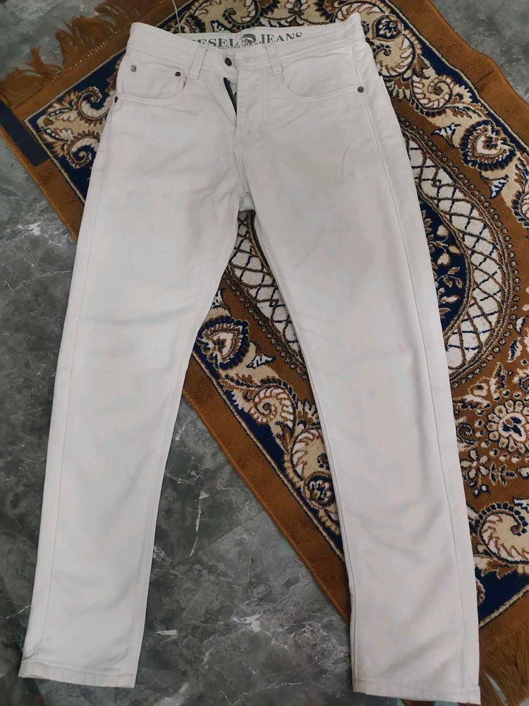 Diesel Jeans white Color