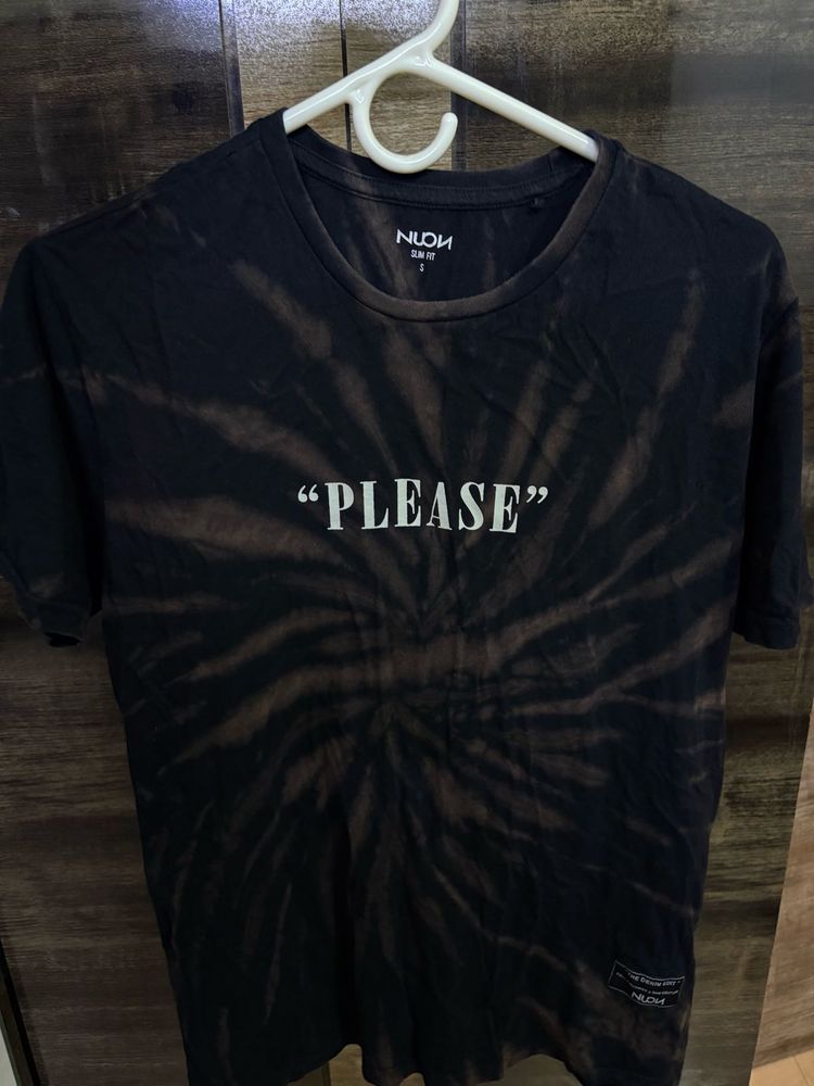 Nuon "PLEASE" Tie Dye Tee