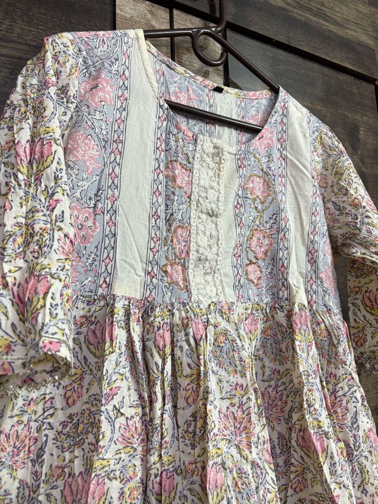 Floral Print Suit