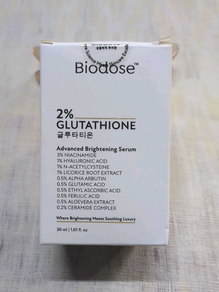 Biodose 2% Glutathione Advanced Brightening Serum