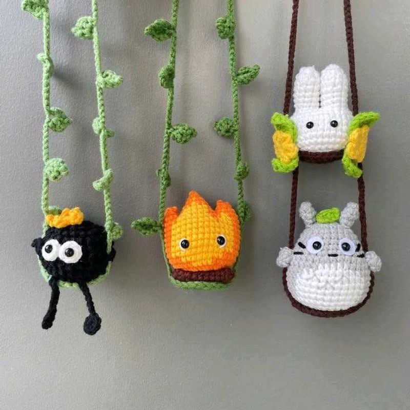 Cute Crochet hanging Charms