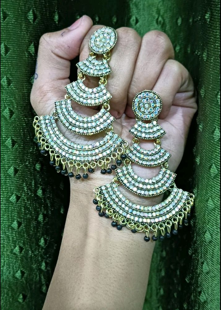 🔥 party wear beautiful light weight long earring
