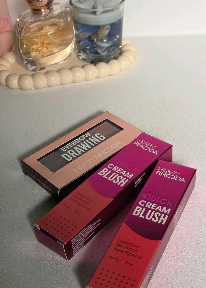HILARY RHODA Cream Blush &amp; Eyebrow Drawing