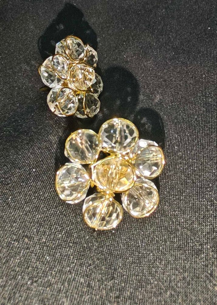 Sparkling Crystal Flower earring