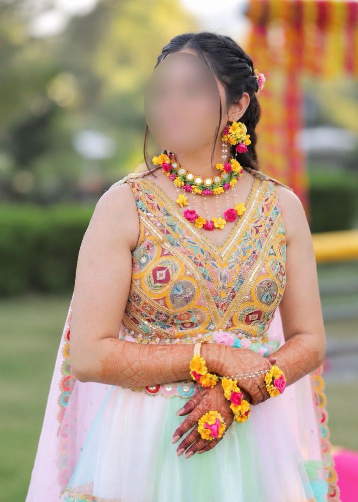 Haldi Jewellery Set