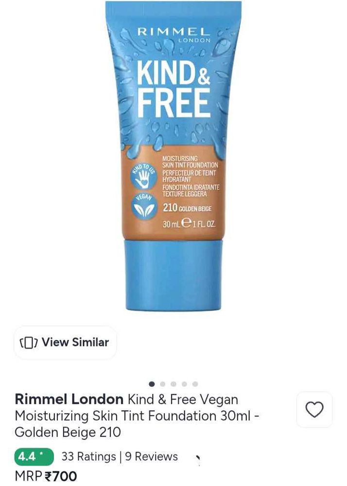 Rimmel London Kind &amp; Free Skin Tint
