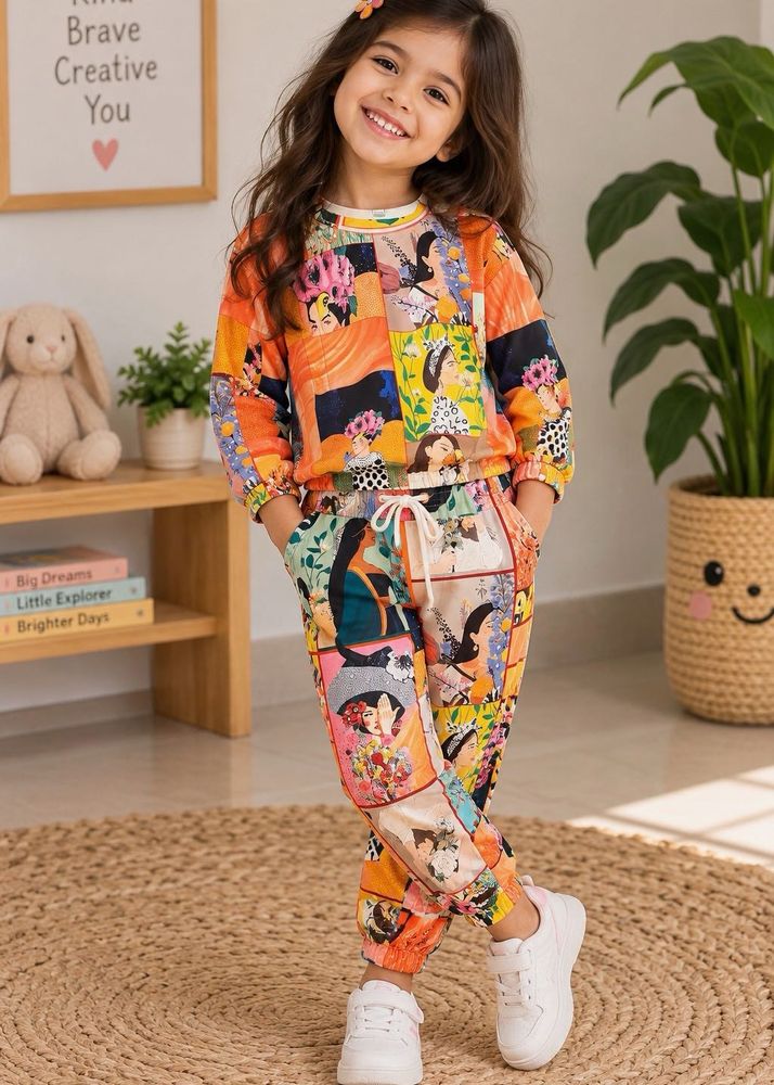 Girls' Printed Coord Set