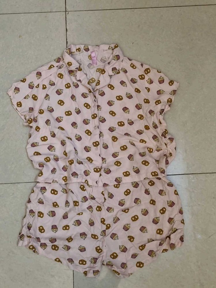 Cute Print Night Set