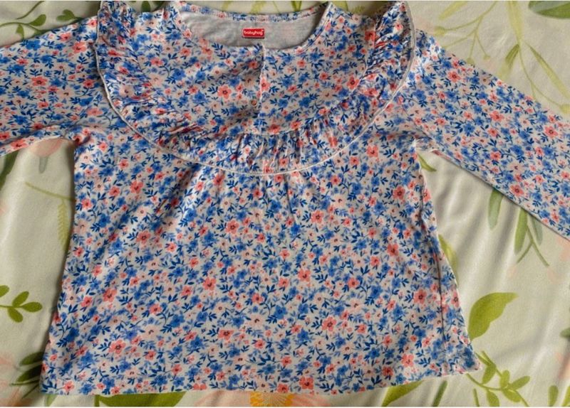 combo of 3 Floral Baby Top