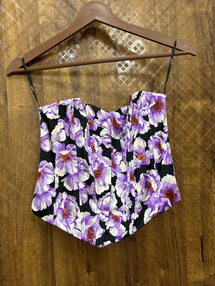 Floral Corset Top(Brand new )