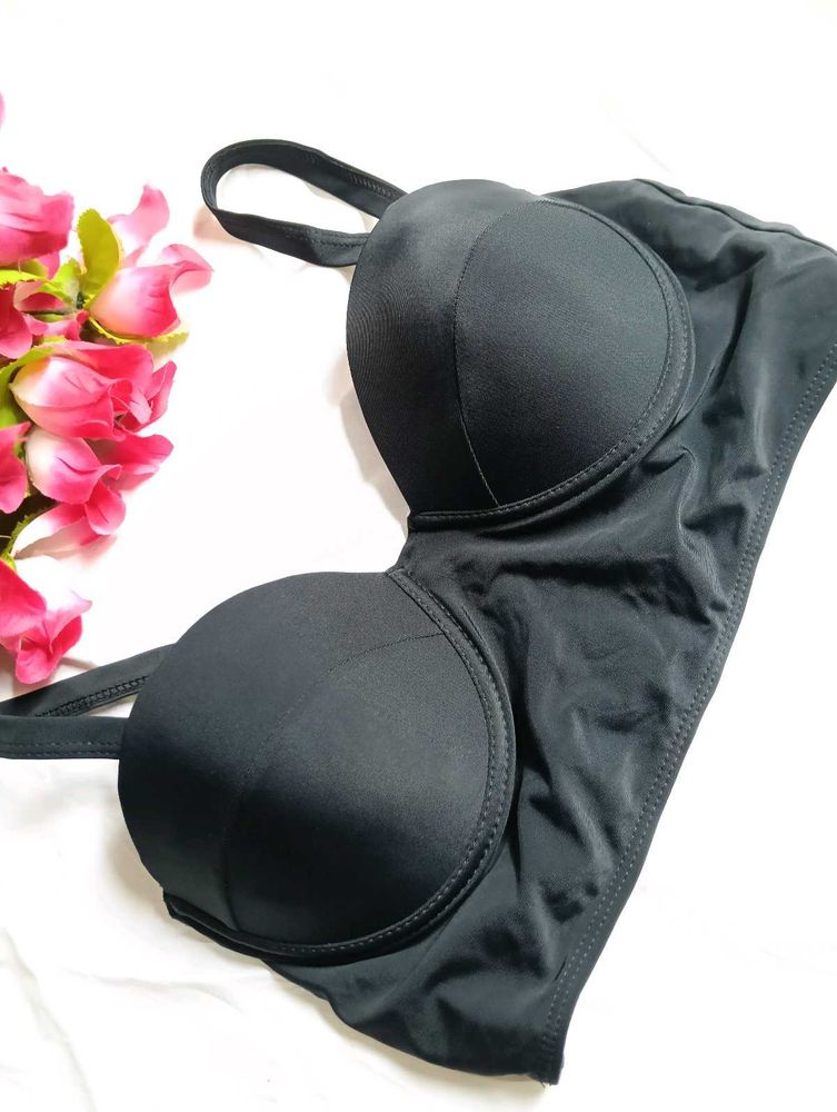 Black Padded Bikini Top