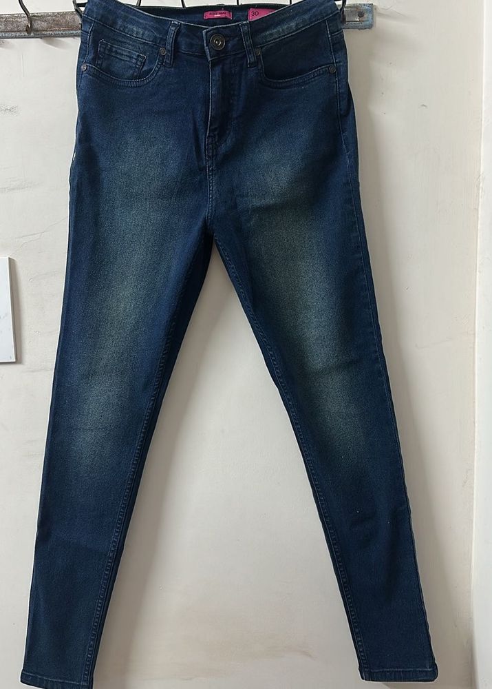 Blue Denim Skinny Jeans