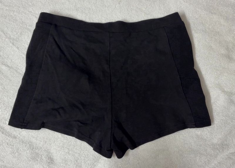Black High-Waisted Shorts