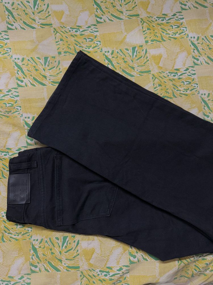 Black Wide Leg Jeans