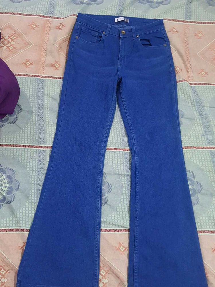 Blue Flare Jeans