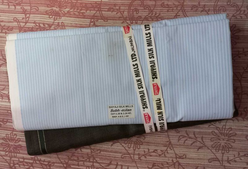 Unstitched silk suiting Fabric 👕👖
