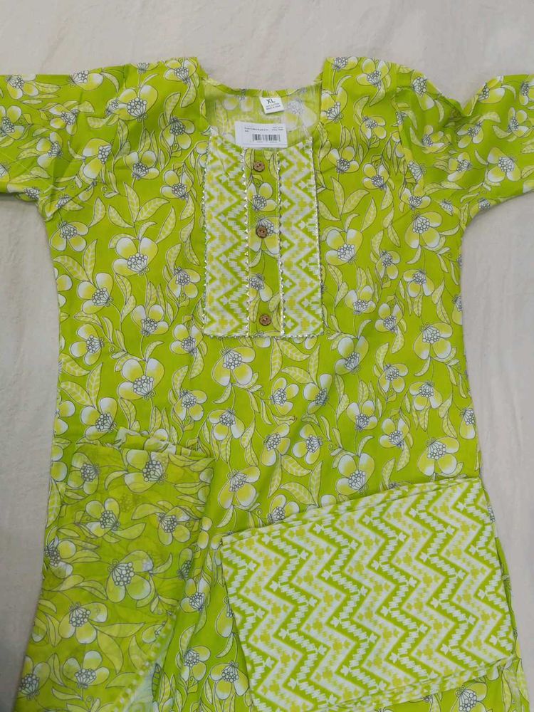 Vibrant Floral Kurta Set