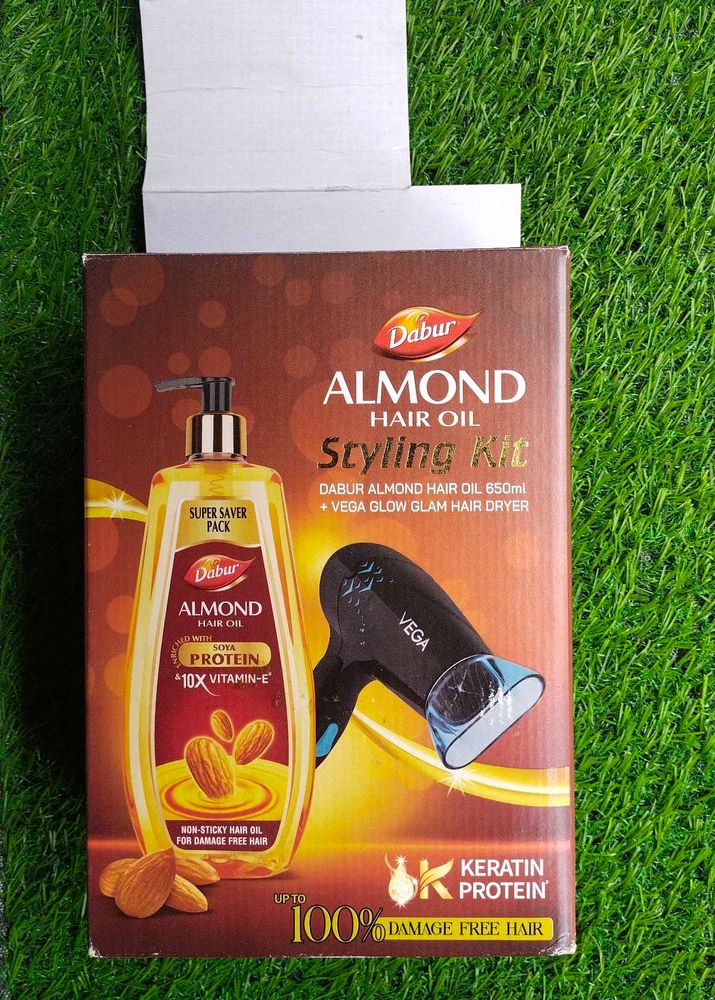 Dabur Almond Hair Oil Styling Kit