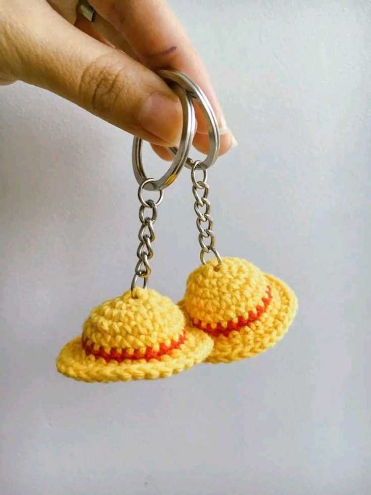 Crochet Hat Keychains