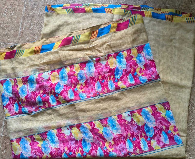 Vibrant Floral Saree