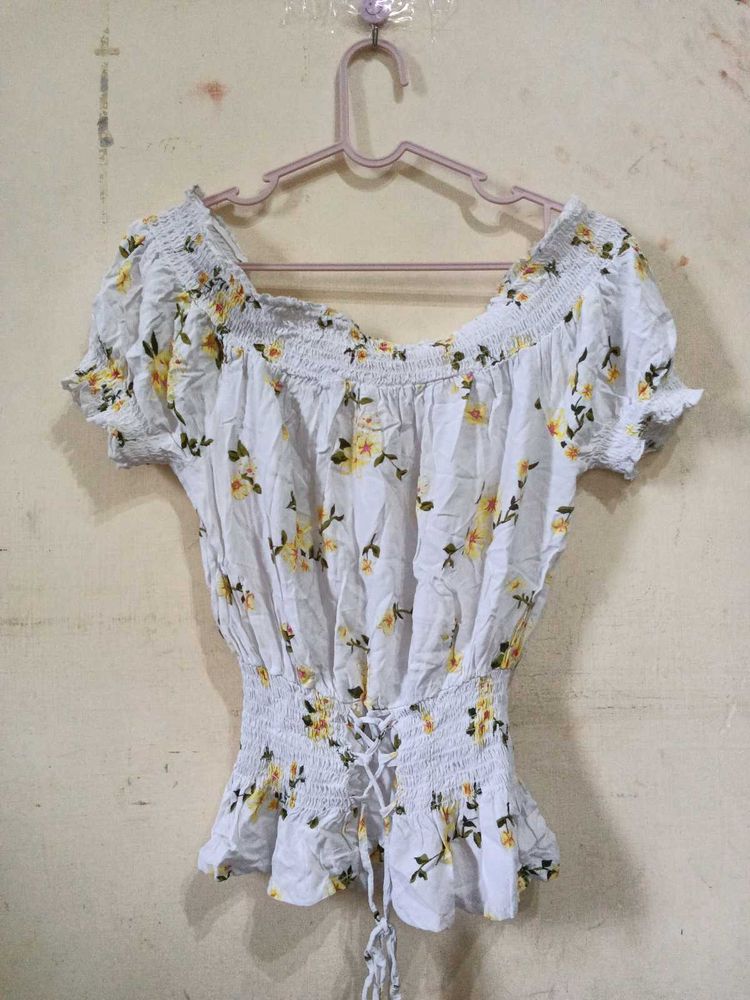 Floral Off-Shoulder