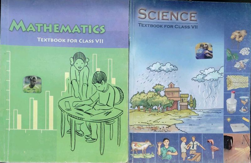 Class 7 NCERT Mathematics &amp; Science Textbooks