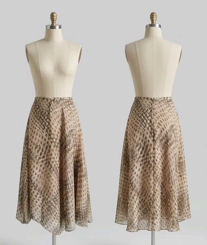 Bohemian Print Flowy Skirt