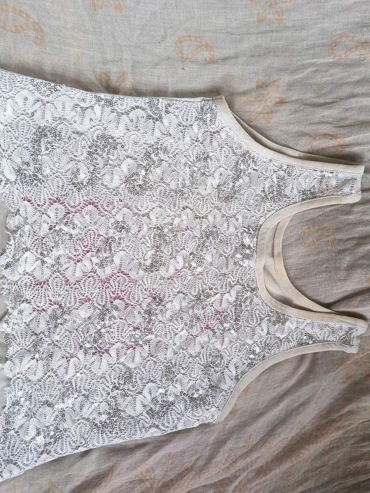Sparkling Lace Tank Top(Britney spears inspired)