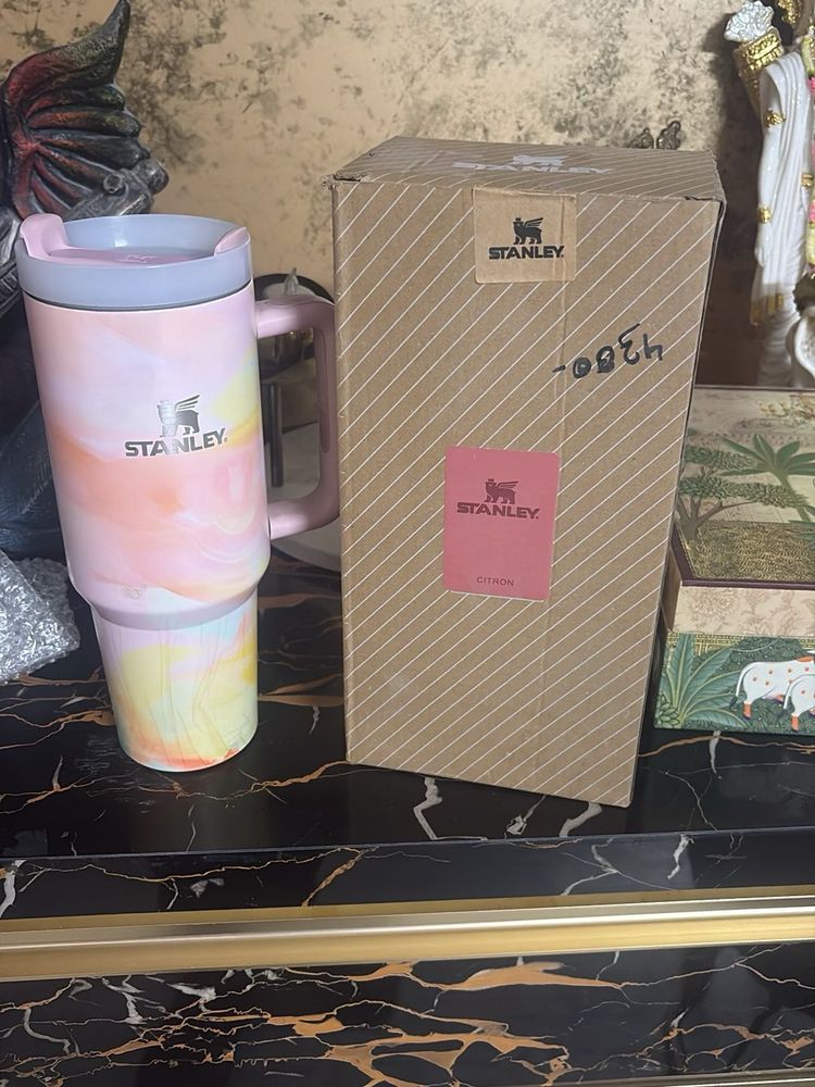Stanley Tumbler - "Citron" Swirl Pattern