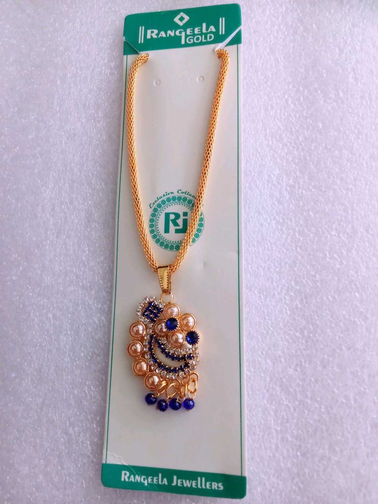 Rangila Gold Pendant Necklace hh