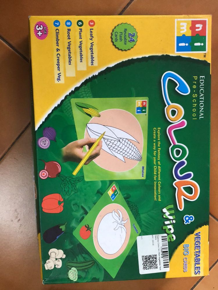 Colour And Wipe Cards Toy