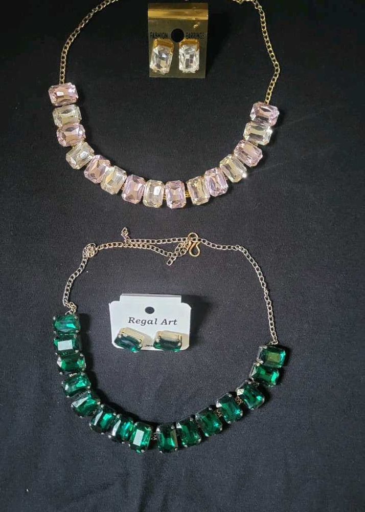 Elegant Necklace and Earring Sets