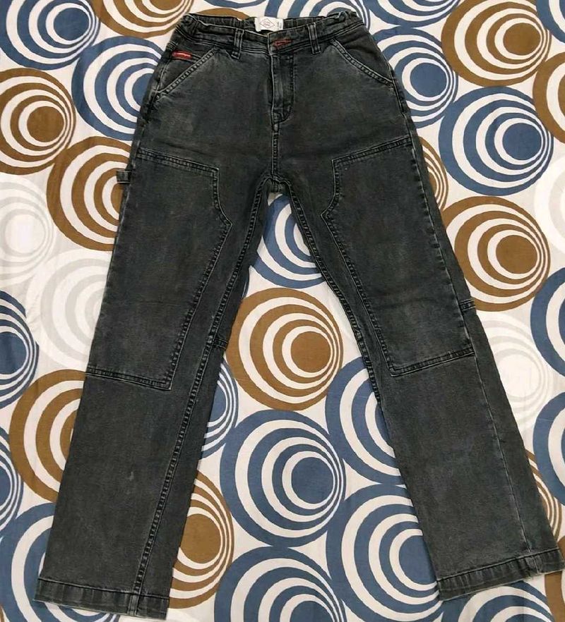 Men's Charcoal Carpenter Jeans