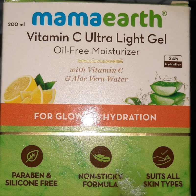 Mamaearth vitamin c ultra light gel- oil free moisturizer
