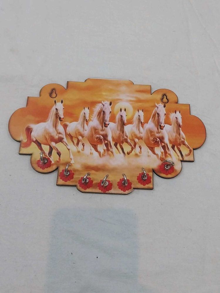 Running Horses Wall Key Holder