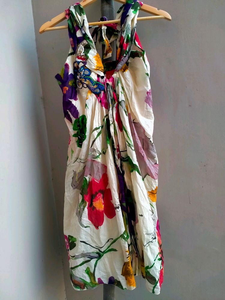 Women's Premium Floral Beachwear Halter Neck