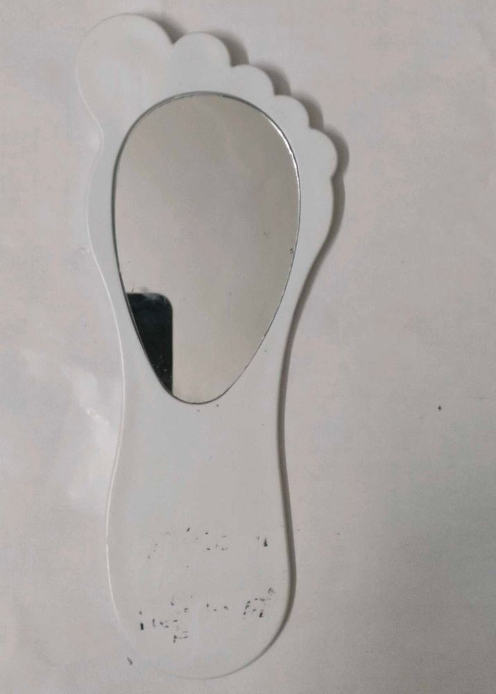 Foot Shaped Hand Mirror