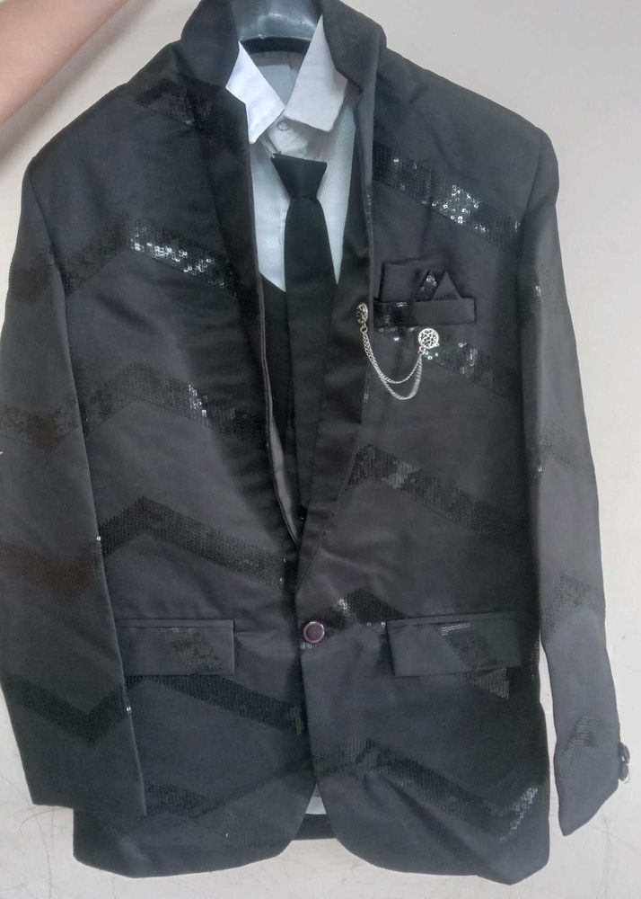 Boys' Black Party Suit