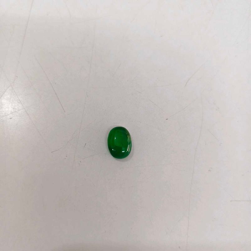 Oval Green onyx Gemstone Ring