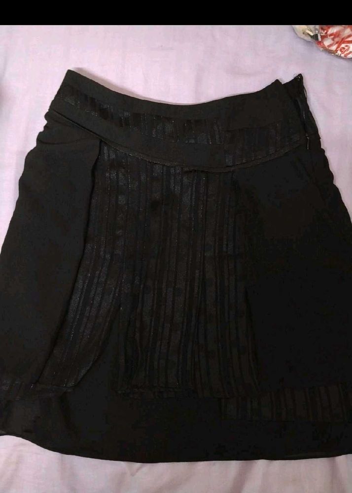 🌑Goth black shimmer skirt🌑