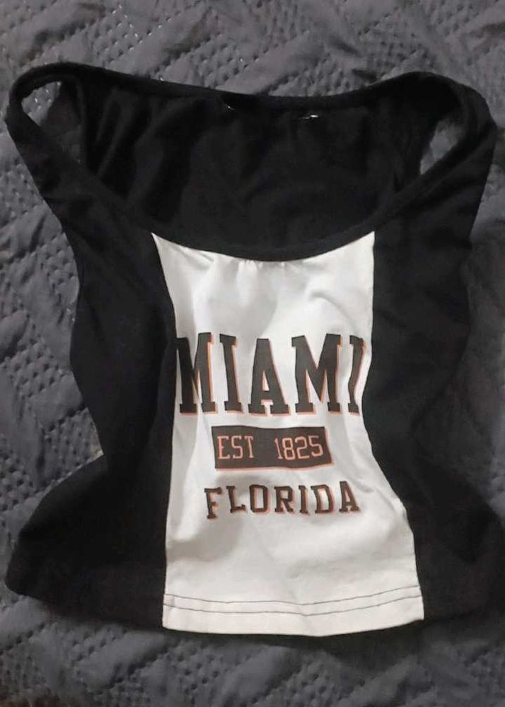 fitted Graphic cropped Tank Top